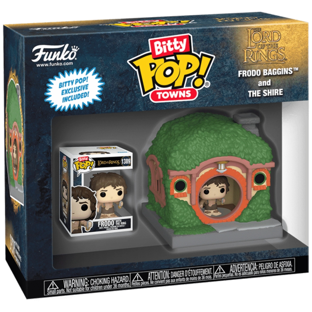 Фігурка Funko Pop набір Bitty POP! Town - Фродо Беггінс і хатинка (83685)