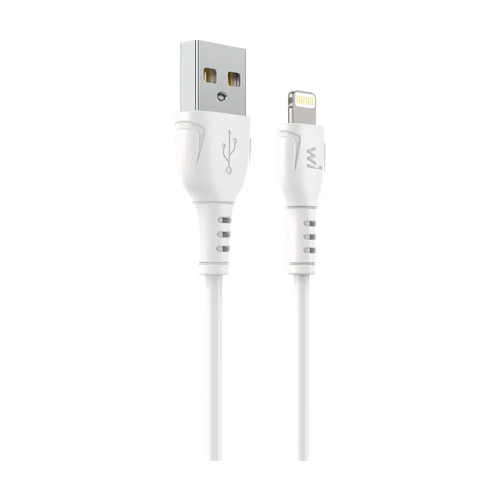 Дата кабель USB 2.0 AM to Lightning 1.0m PVC white Wibrand (WI.DC/BO1W-UL) Дата кабель USB 2.0 AM to Lightning 1.0m PVC white Wibrand (WI.DC/BO1W-UL)