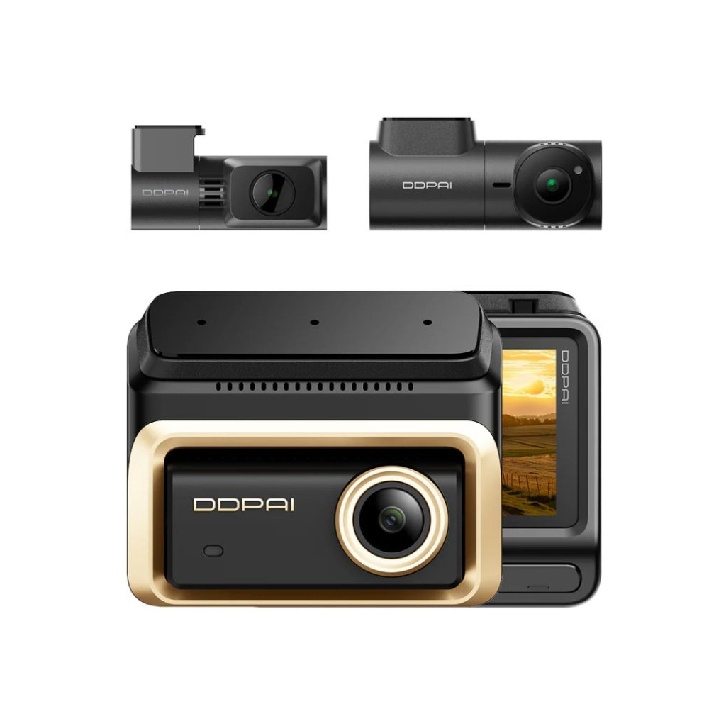 Відеореєстратор DDPai Dashcam Z90T + rear camera + cabin camera (6934915206919)