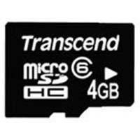 Карта пам'яті Transcend 4Gb microSDHC class 6 (TS4GUSDHC6)