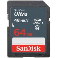 Карта пам'яті SanDisk 64GB SDXC class 10 UHS-I Ultra (SDSDUNB-064G-GN3IN)