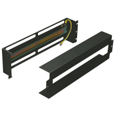 Zpas patch panel with DIN rail, black (WZ-PS3U-00-00-161)