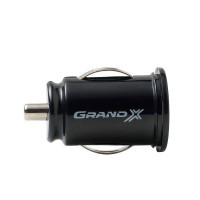 Зарядний пристрій Grand-X car 2.1A, 12-24V,2 USB 5V/2.1A + USB-micro USB 2,1A, 1m, Cu (CH02BC)