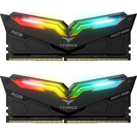 Модуль пам'яті для комп'ютера DDR4 16GB (2x8GB) 4000 MHz T-Force Night Hawk RGB Black Team (TF1D416G4000HC18JDC01)