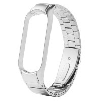 Ремінець до фітнес браслета XoKo Metal Premium Band для Xiaomi Mi band 5 Silver (XK-M5-MTSL)