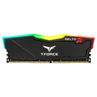 Модуль пам'яті для комп'ютера DDR4 8GB 3200 MHz T-Force Delta Black RGB Team (TF3D48G3200HC16C01)