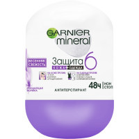 Antiperspirant Garnier Mineral Protection 6 Spring freshness roller 50 ml (3600541474437)