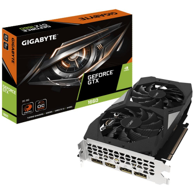 Відеокарта GIGABYTE GeForce GTX1660 6144Mb OC (GV-N1660OC-6GD)