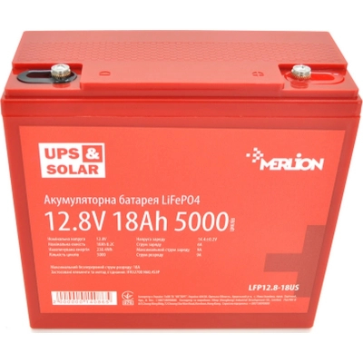 Батарея LiFePo4 Merlion LFP12.8-18
