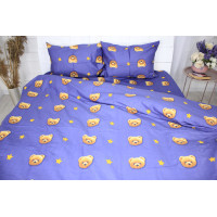 Bed sheet MirSon Satin Premium 22-1245 Berry 200x220 cm (2200002953917)