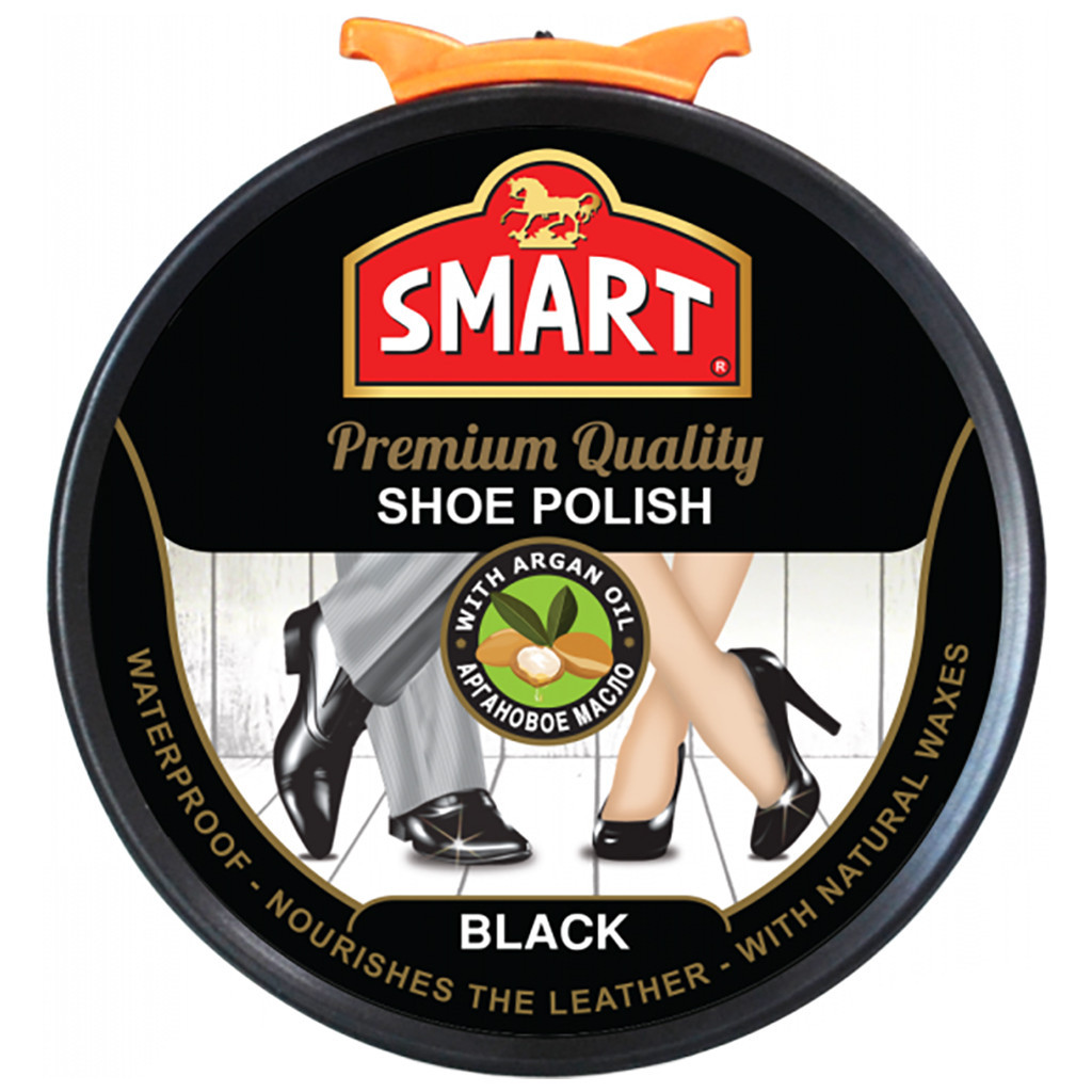 Крем для взуття Smart Shoes Чорний 50 мл (8697422823120)