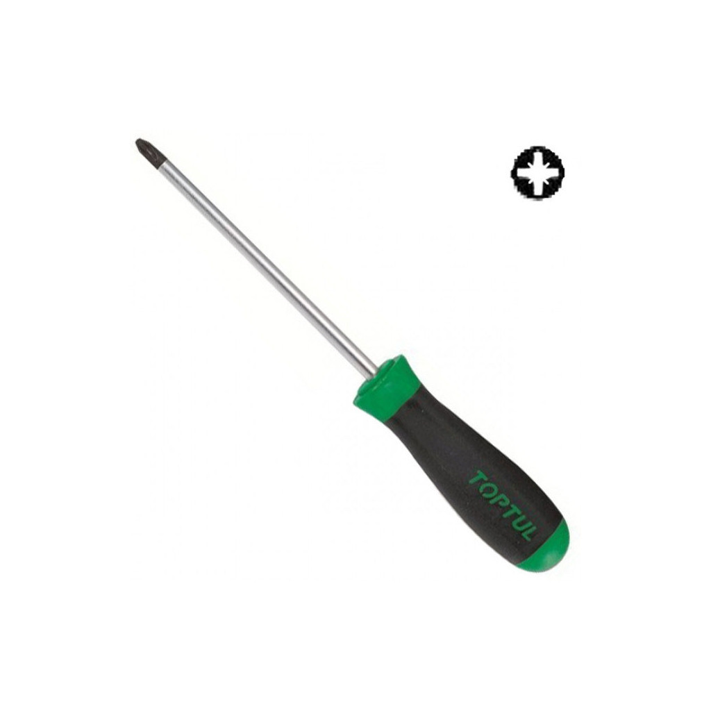 Викрутка Toptul хрестова (позідрайв) PZ2x100 (FCAB0210) Викрутка Toptul хрестова (позідрайв) PZ2x100 (FCAB0210)