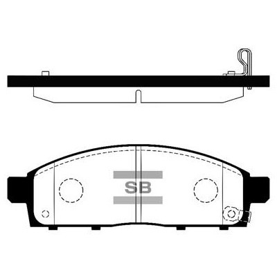 Гальмівні колодки HI-Q SP1361