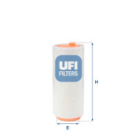 Air filter for a car UFI 27.353.00