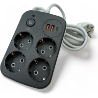 Mains power filter XoKo XK-SP-4-2-1-BK