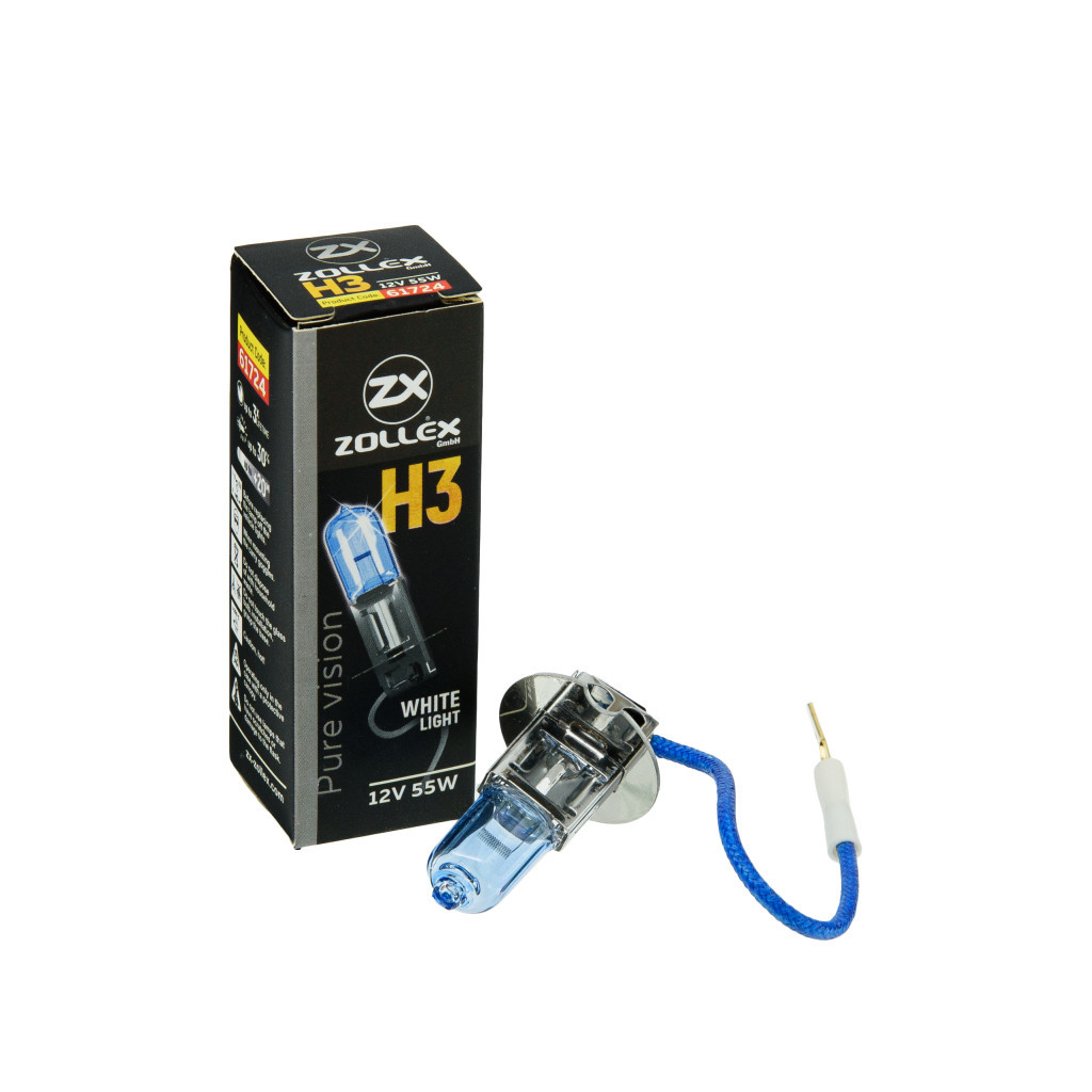 Автолампа Zollex H3 12V 55W Pure vision (2861724) Автолампа Zollex H3 12V 55W Pure vision (2861724)