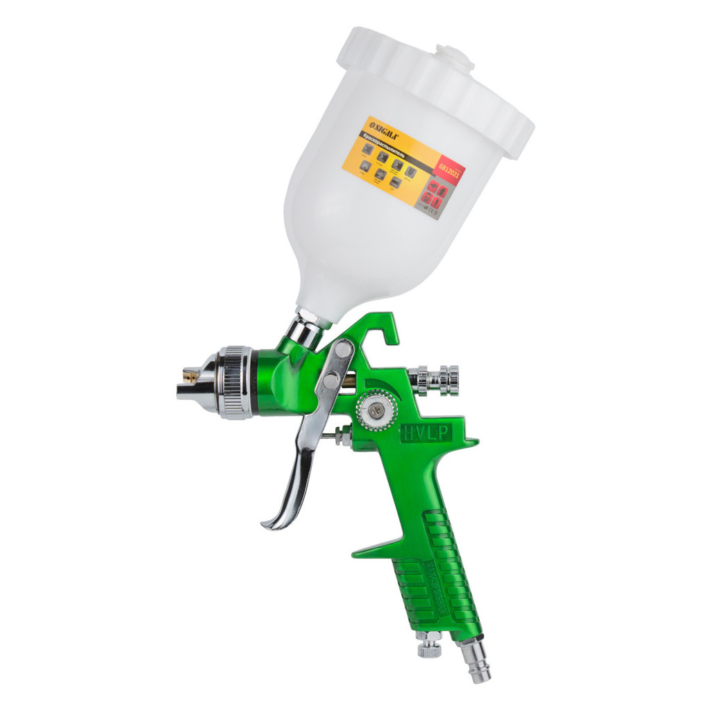 Фарбопульт Sigma HVLP 1.4 верхній бак (зелений) (6812021) Фарбопульт Sigma HVLP 1.4 верхній бак (зелений) (6812021)