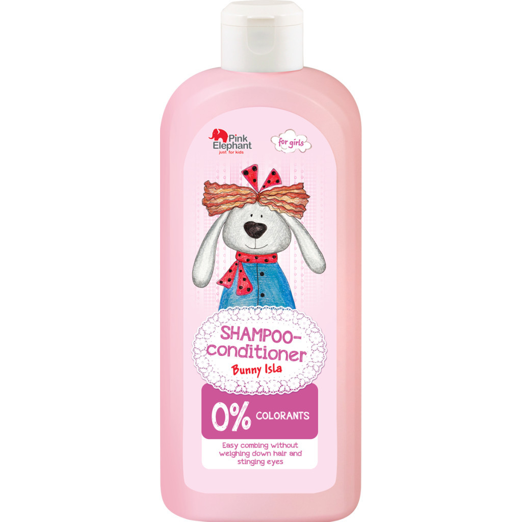 Дитячий шампунь Pink Elephant Bunny Isla 500 мл (8588006040944)