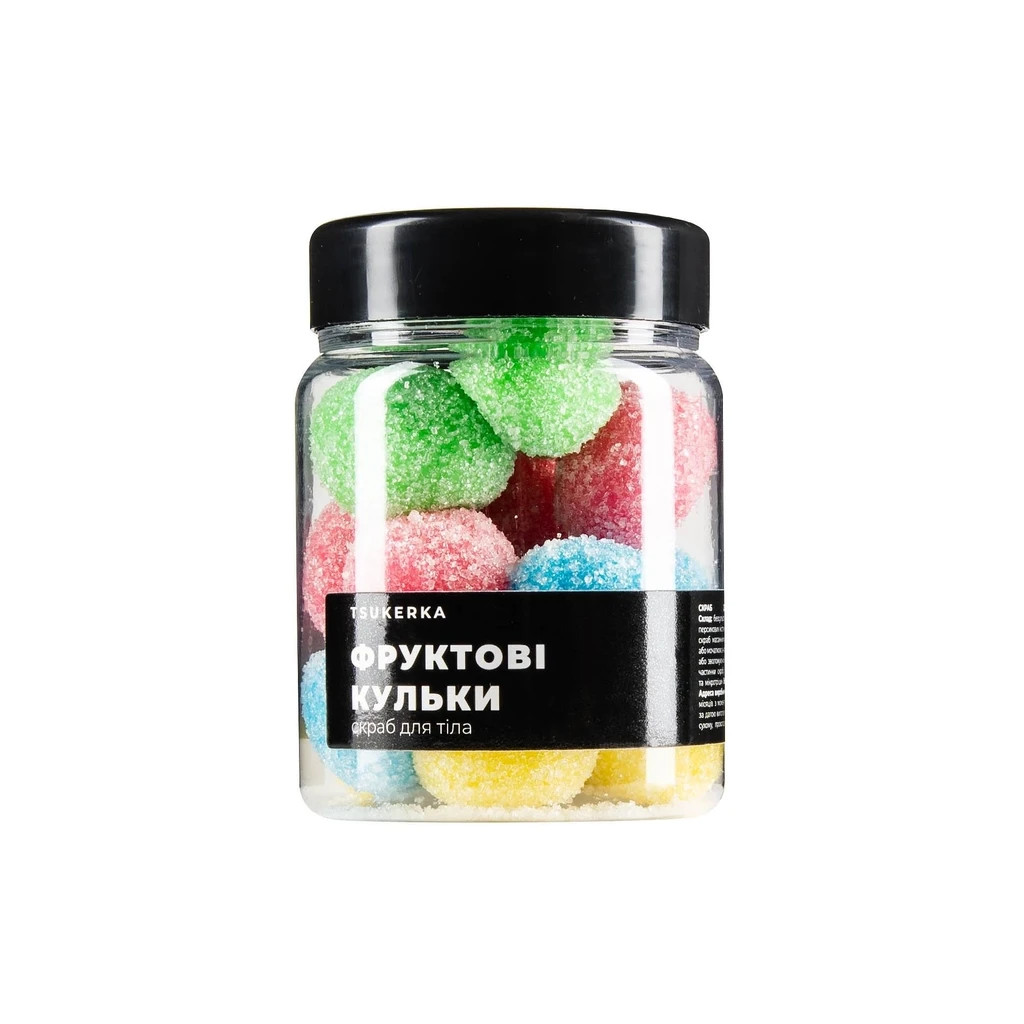 Скраб для тіла Tsukerka Фруктові кульки 250 мл (2000000002392/4820266831141)