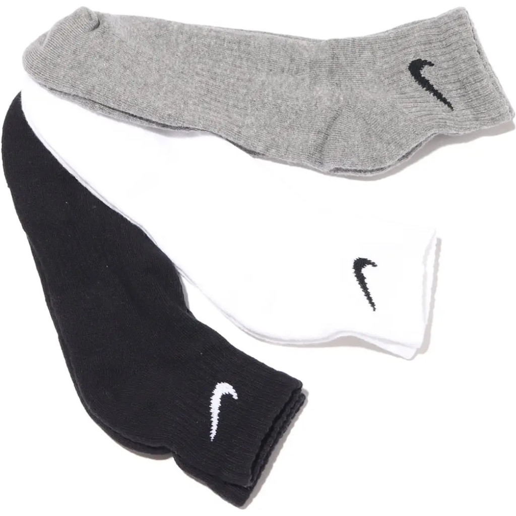 Шкарпетки Nike U NK EVERYDAY CUSH ANKLE 3PR SX7667-964 38-42 3 пари Білий/Чорний/Сірий (194955549216)