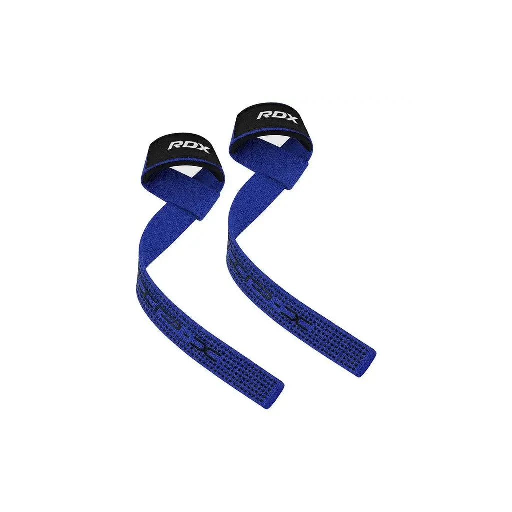 Кистьові лямки RDX S4 Gym Cotton Gel Straps Black Plus (WAC-S4B+)