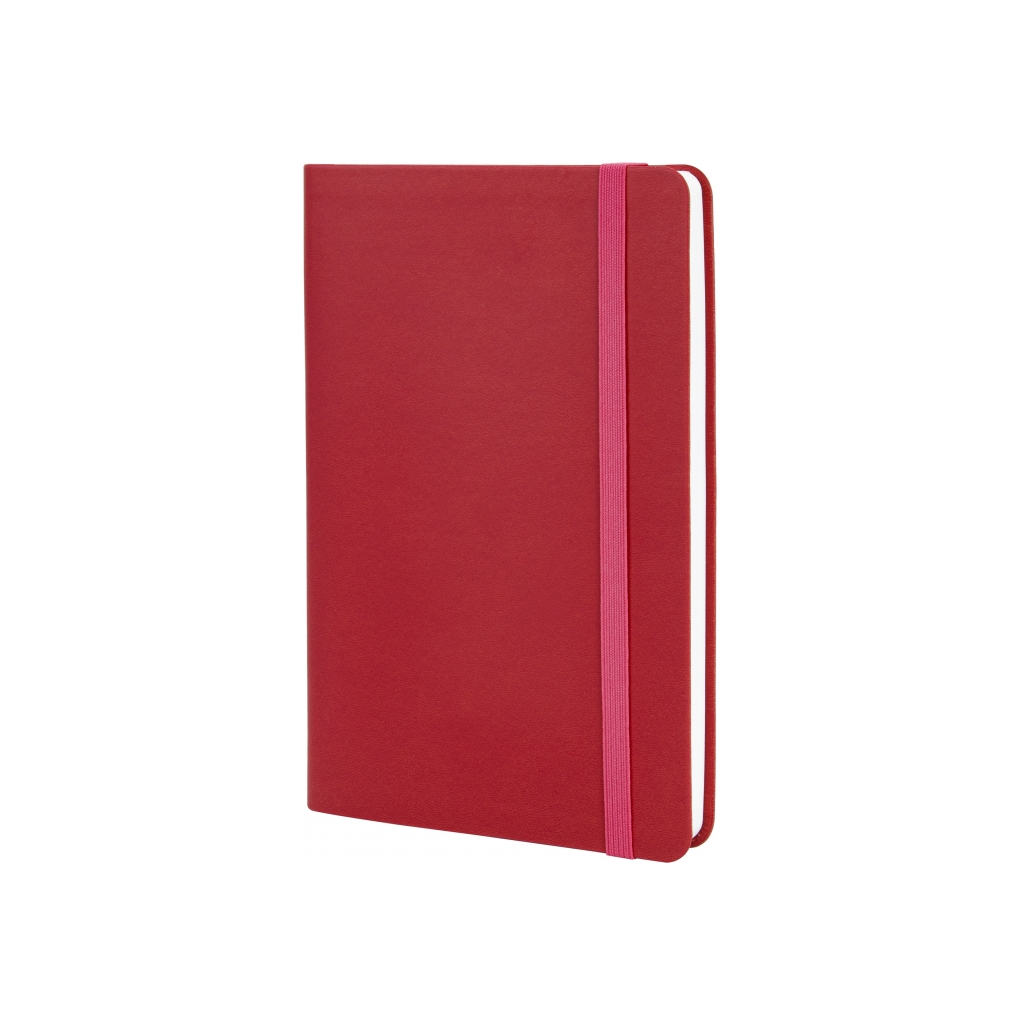 Книга записна Optima А5 VIVELLA, м’яка обкладинка, гумка, білий блок лінія, червоний (O27104-03) Книга записна Optima А5 VIVELLA, м’яка обкладинка, гумка, білий блок лінія, червоний (O27104-03)