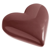 Mold for chocolate Chocolate World Heart 80x69x16 mm 2 x 68 g 5 pcs (1146 CW)