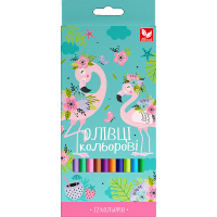 Colored pencils Schoolboy Trihedral 12 colors (138SH-12)