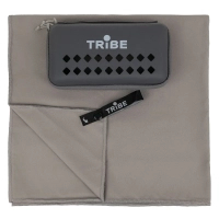 Travel towel Tribe from microfiber in a cover Pocket Towel 60x120 L Gray (T-LC-0001-L-grey)