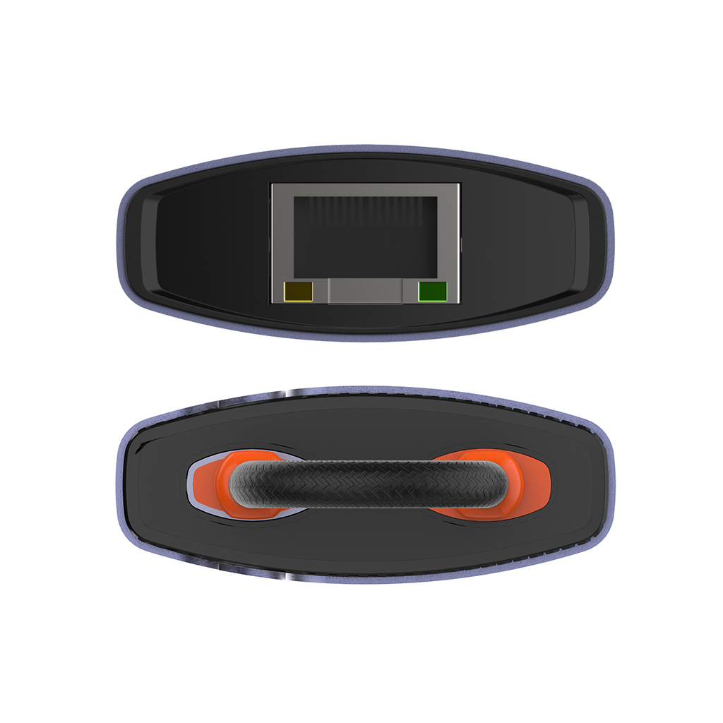 Порт-реплікатор ColorWay Docking Station USB-C 6-в-1 Type C PD 100W/USB3.0х3/USB2.0/RJ45 (CW-HUB03)