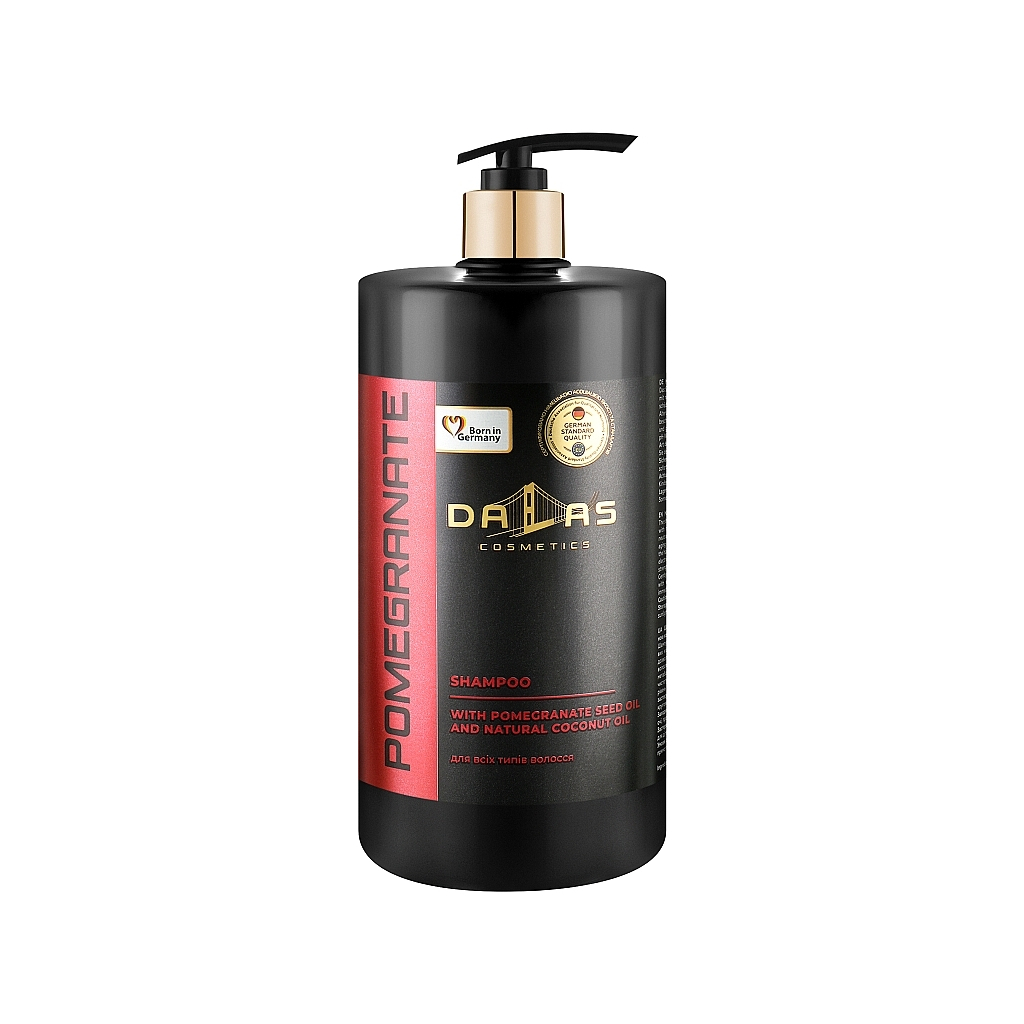 Шампунь Dalas Cosmetics Pomegranate Shampoo З олією гранатових кісточок і натуральною кокосовою олією 1000 г (4262396141637/4823128000174)