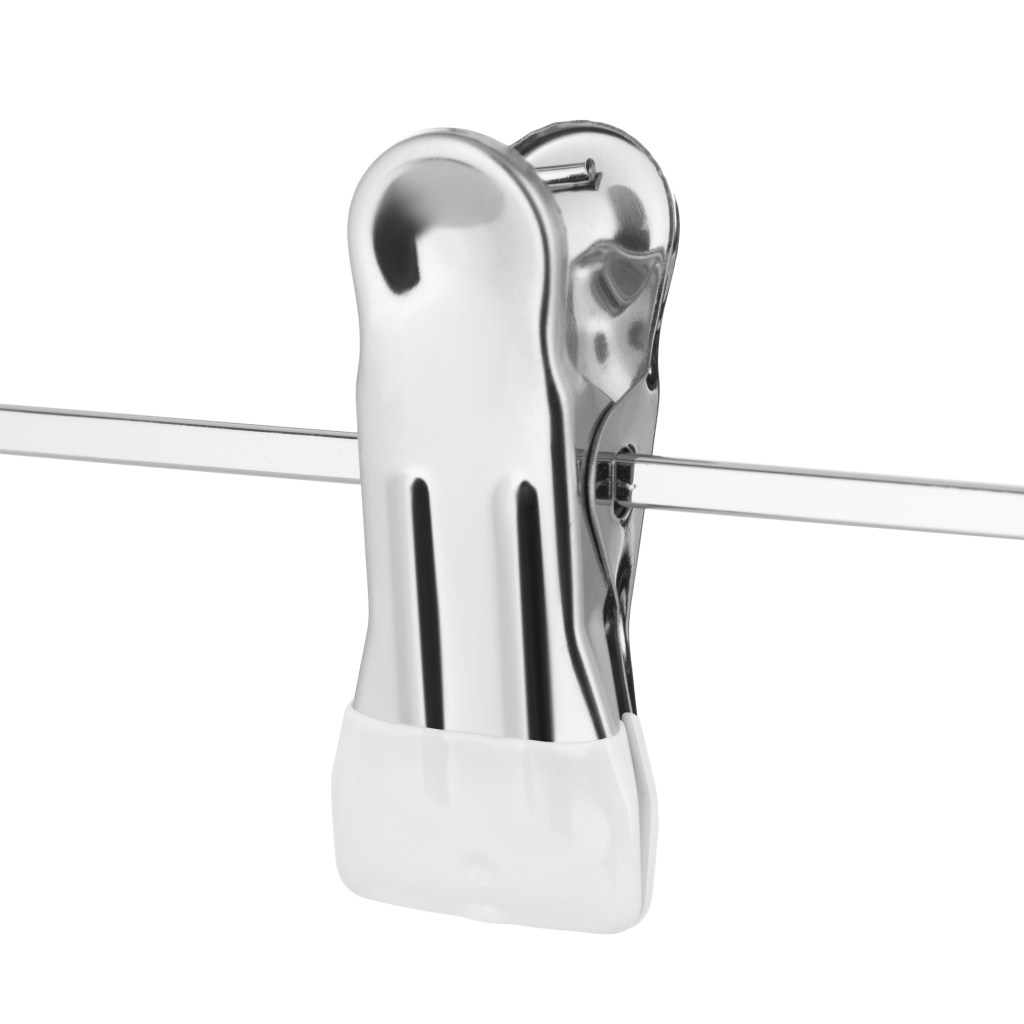 Плічка Ardesto Металеві З прищіпками для штанів Білий 30 см 5 шт. (ARHC2805WC)