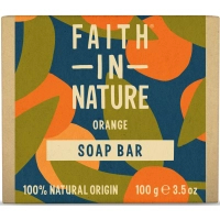 Solid soap Faith in Nature Natural With orange 100 g (5013575111113)