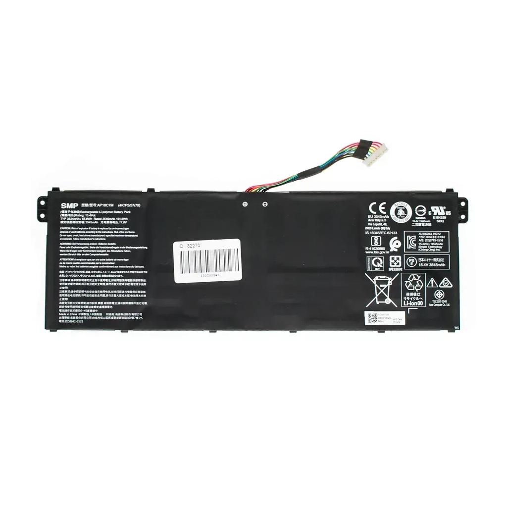 Акумулятор до ноутбука Acer AP18C7M Swift SF514-54, 3600mAh (55.9Wh), 4cell, 15.4V, Li-Pol AlSoft (A71024)
