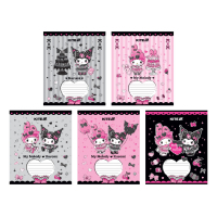 Kite Kuromi notebook, 18 sheets, cell (HK25-236-2)