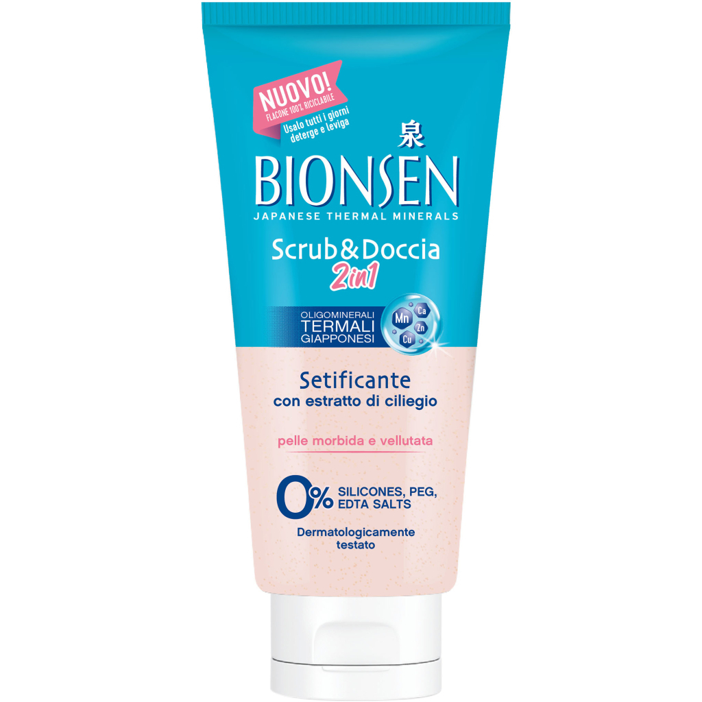 Скраб для тіла Bionsen Сяюча шкіра З екстрактом вишні 250 мл (8017331090121)