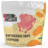 Їжа швидкого приготування Food Mission Пюре картопляне з куркою 75 г (fm.30405)