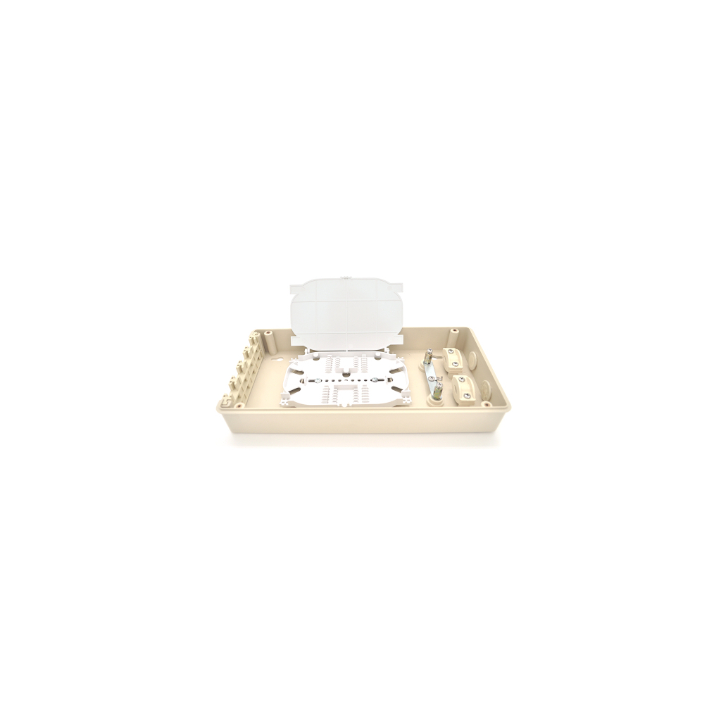Оптичний бокс Merlion PON-box до 12 зварних з'єднань, SC simplex adaptor (ML-OP-F401A-12C)
