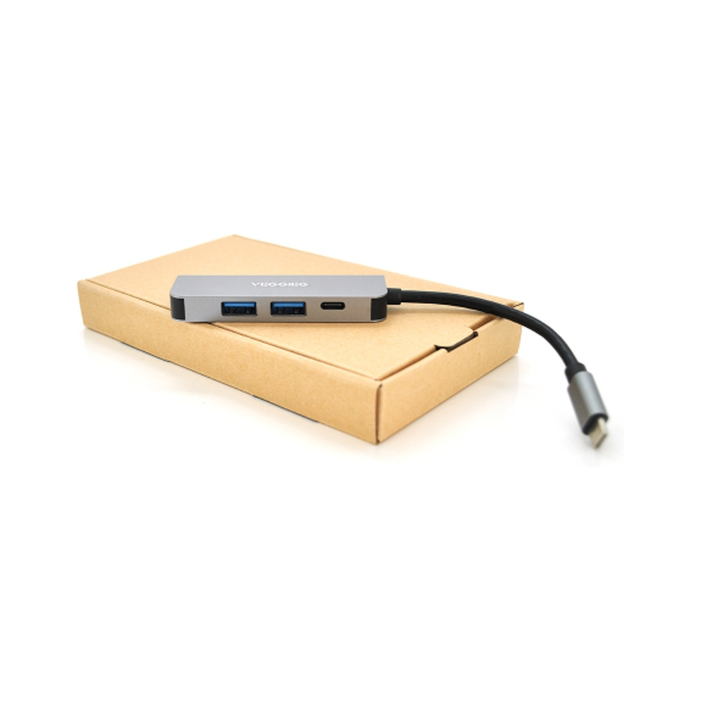 Концентратор VEGGIEG USB-C 4-in-1 USB-C + 2xUSB 3.0 + HDMI 0.1m silver (TC04) Концентратор VEGGIEG USB-C 4-in-1 USB-C + 2xUSB 3.0 + HDMI 0.1m silver (TC04)