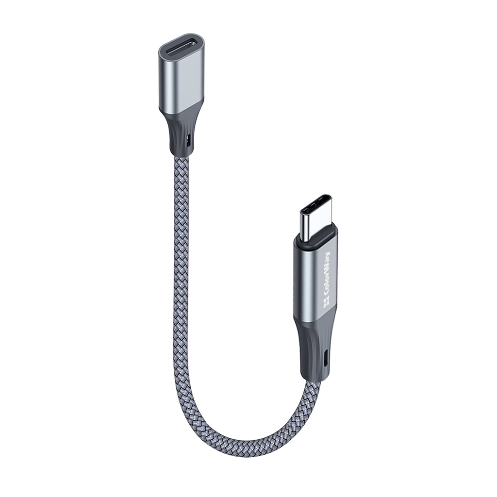 Перехідник USB-C M to Lightning F 0.17m gray ColorWay (CW-AD-CL) Перехідник USB-C M to Lightning F 0.17m gray ColorWay (CW-AD-CL)