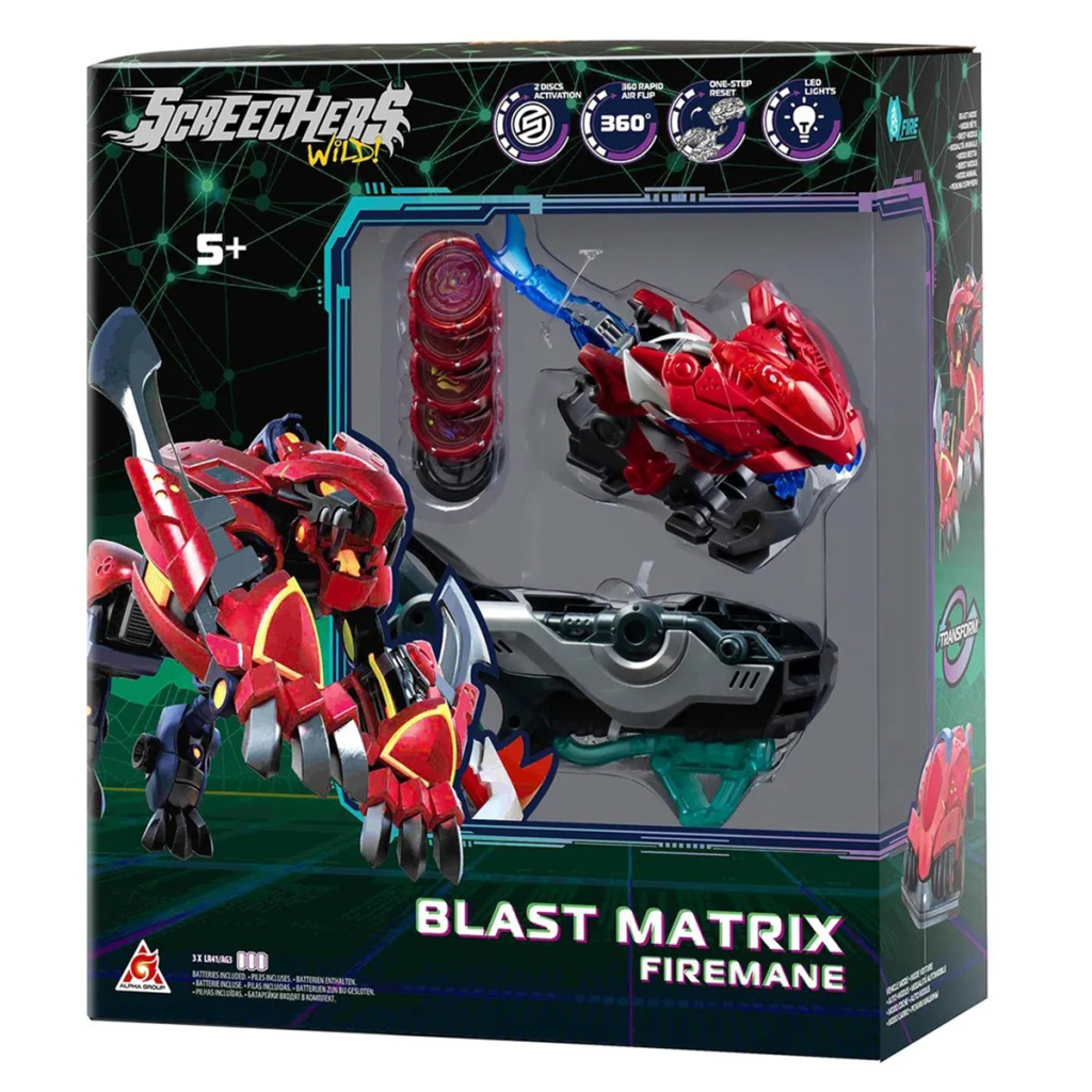 Трансформер Screechers Wild ! S5 L2 - Файермен (EU686122) Трансформер Screechers Wild ! S5 L2 - Файермен (EU686122)