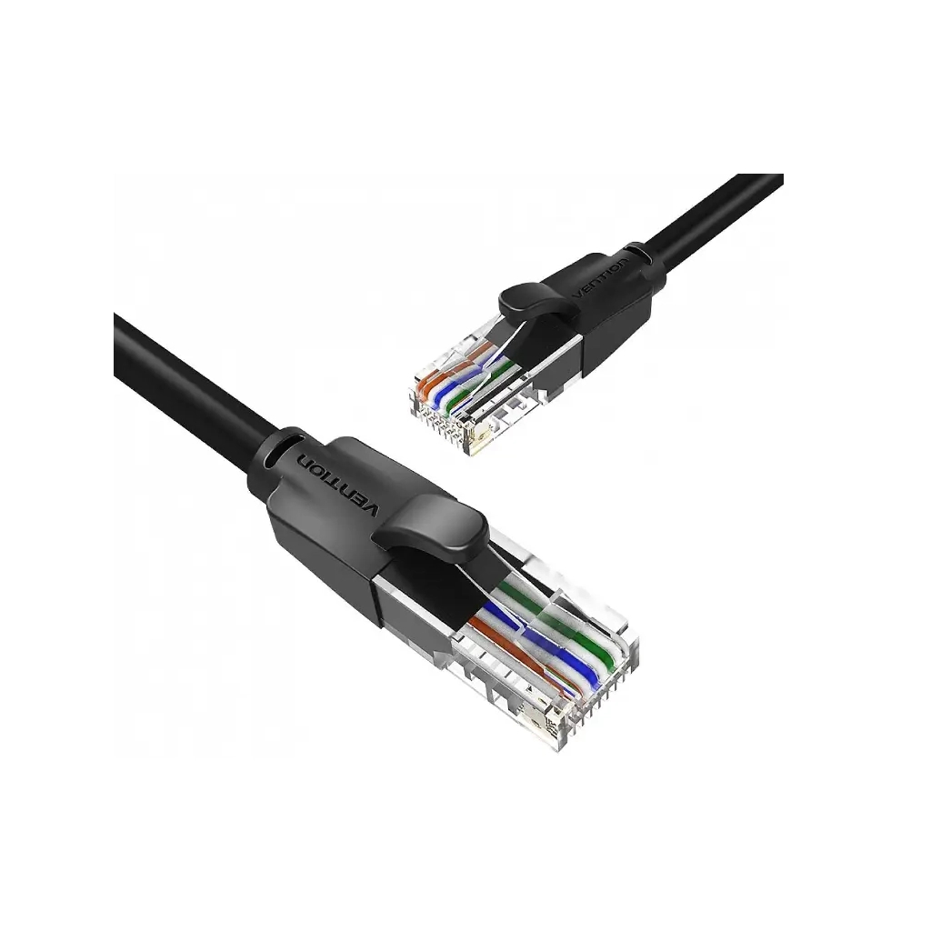 Патч-корд 0.5м, UTP cat 6 RJ-45 black Vention (IBEBD) Патч-корд 0.5м, UTP cat 6 RJ-45 black Vention (IBEBD)