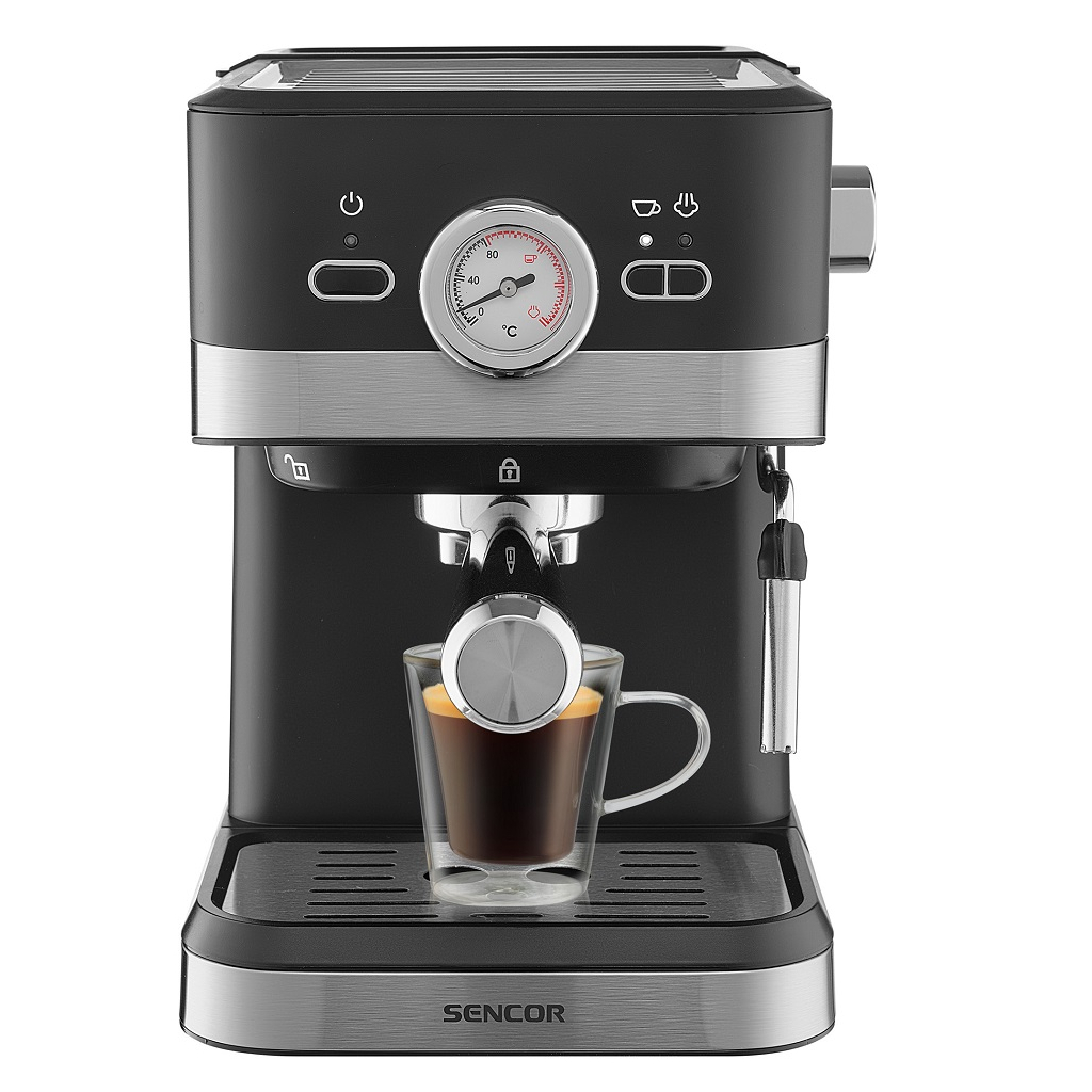 Ріжкова кавоварка еспресо Sencor SES 1721BK Ріжкова кавоварка еспресо Sencor SES 1721BK