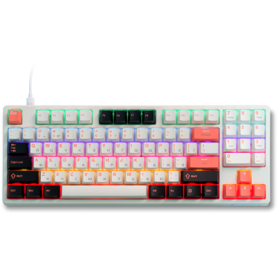 Клавіатура Thunderobot KG3089 Red Switch USB UA White (6932066305987)