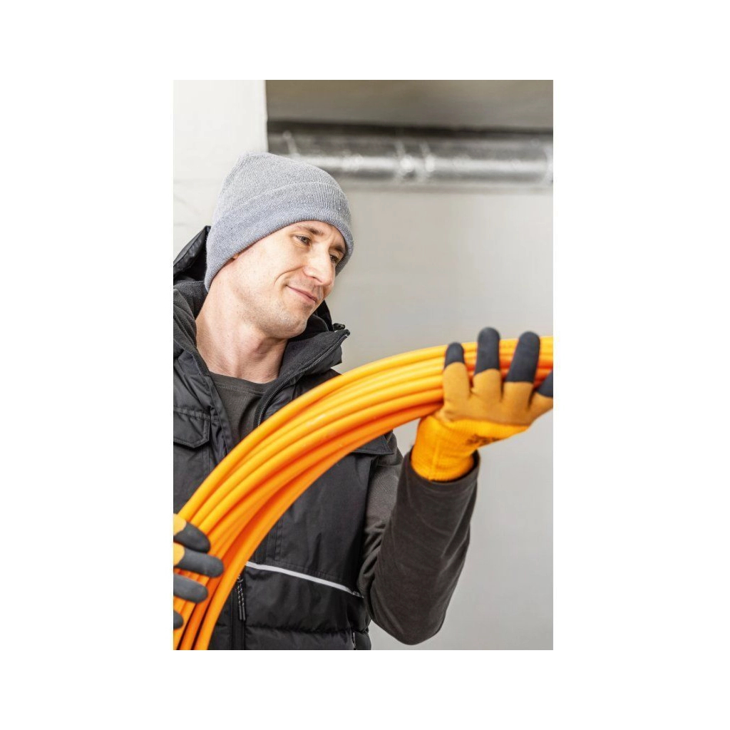 Шапка робоча Hoegert JONAS HT5K488 утеплена 50% поліестер/45% район/5% акрил графіт (HT5K488)