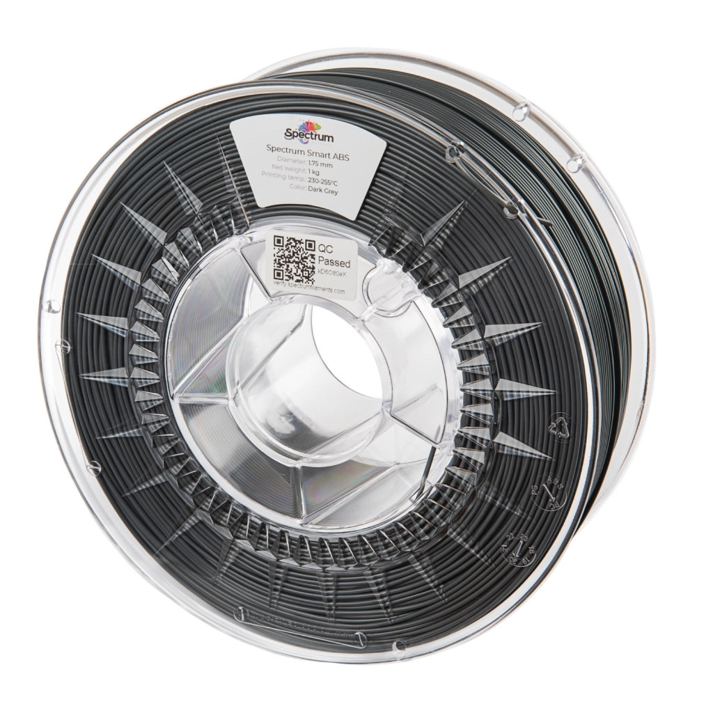 Пластик для 3D-принтера Spectrum ABS Smart 1.75mm 1kg DARK GREY (80096)