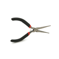 Voltronic flat-nose pliers 4.5-inch, black and red handles, 120mm (YT-VL120R)