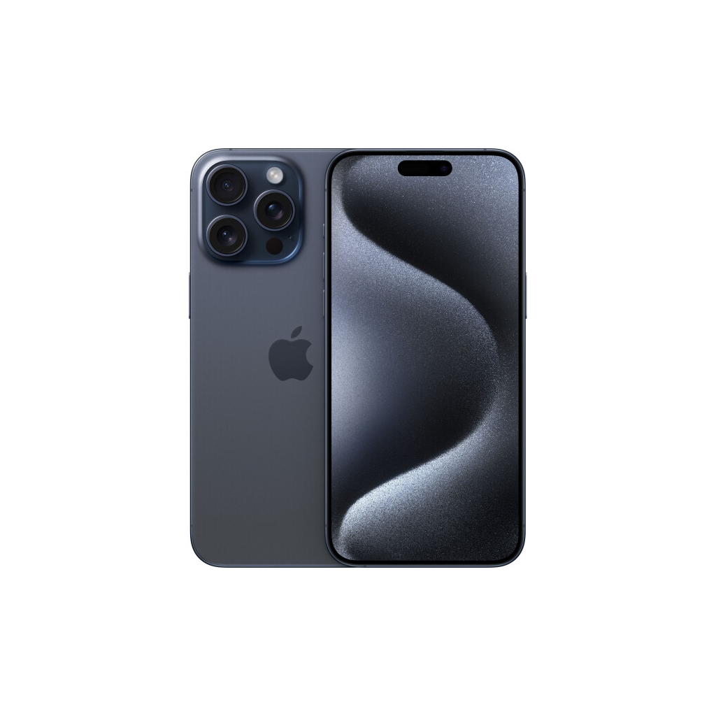 Мобільний телефон Apple iPhone 15 Pro Max 512Gb Blue Titanium (REF A) BREEZY (2AMU7F3)