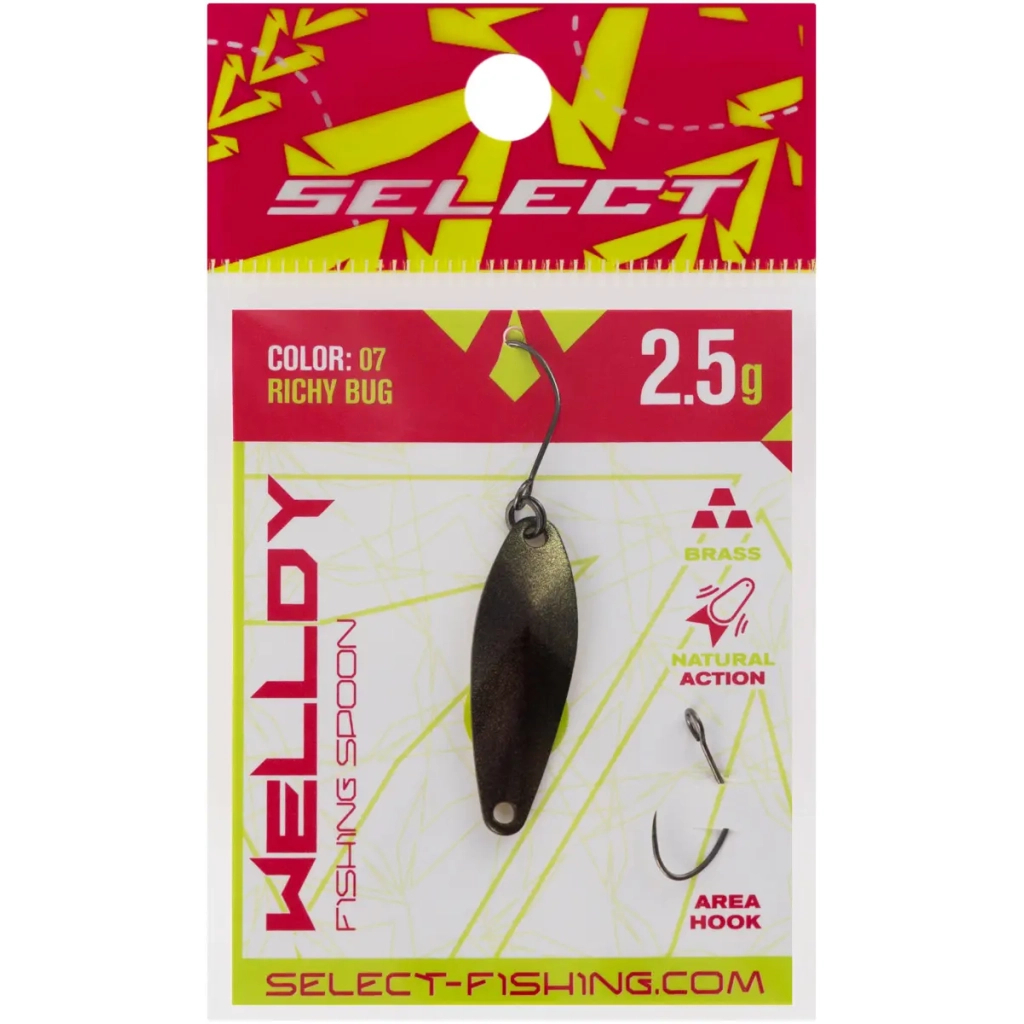 Блешня Select Welldy 2.5g 31mm 07 Richy Bug (1870.81.04) Блешня Select Welldy 2.5g 31mm 07 Richy Bug (1870.81.04)