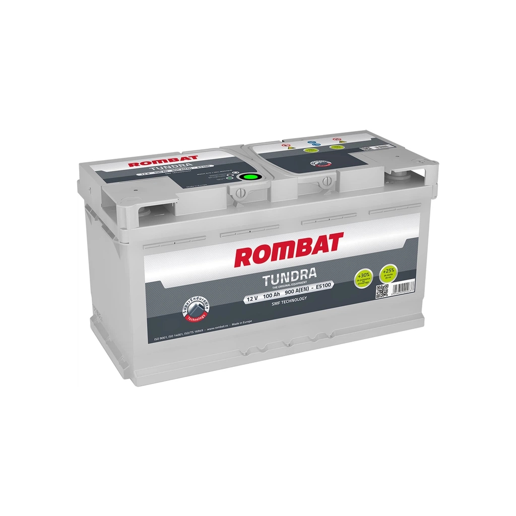 Акумулятор автомобільний ROMBAT 6CT-100 (0) Tundra Plus E5100 Акумулятор автомобільний ROMBAT 6CT-100 (0) Tundra Plus E5100